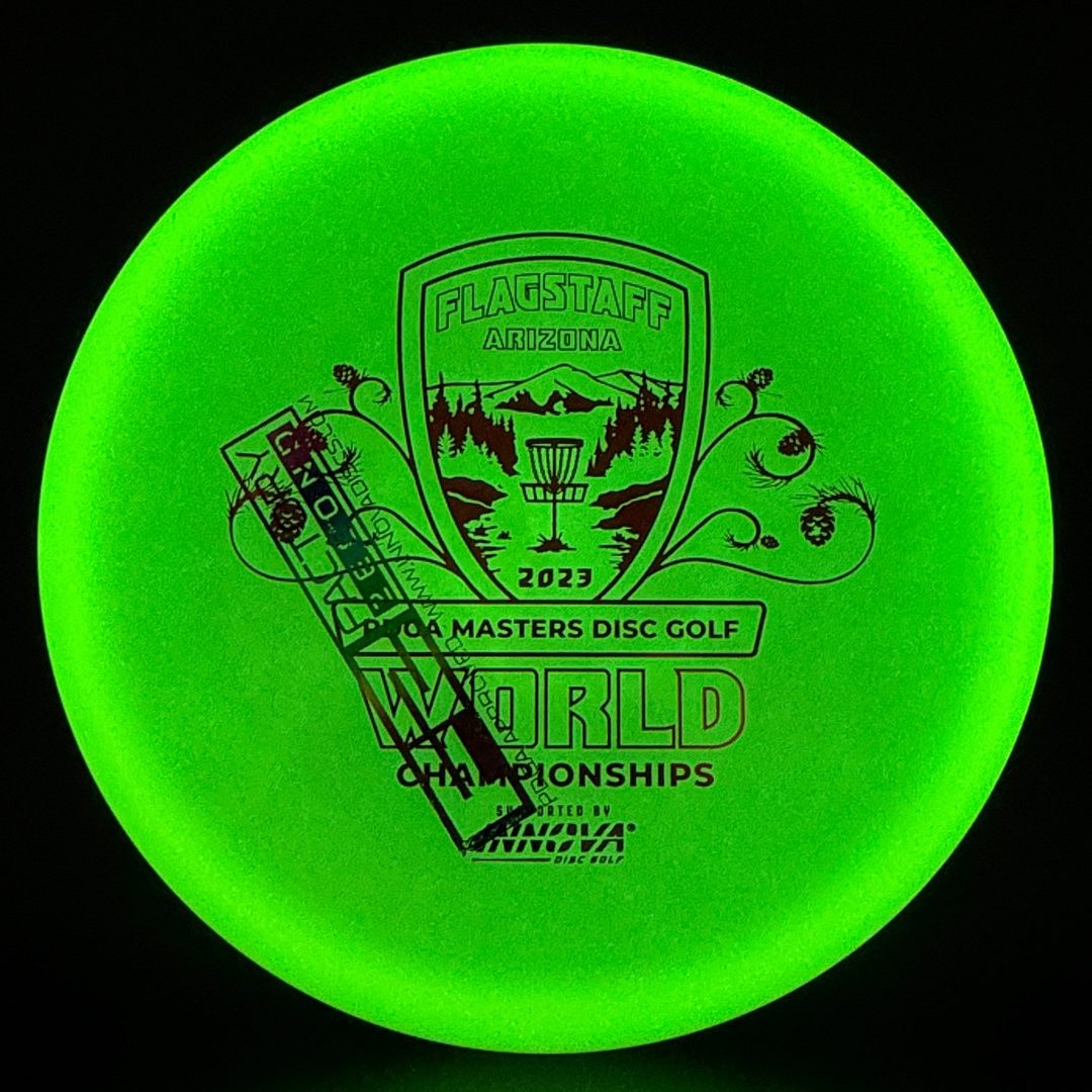 Glow Champion Gator - 2023 PDGA Masters - F2 Innova