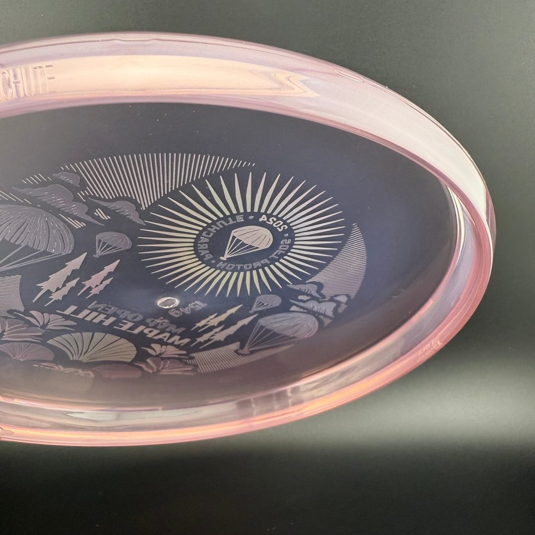 Proton Soft Parachute - MVP Open 2024 - Clear Pink Streamline