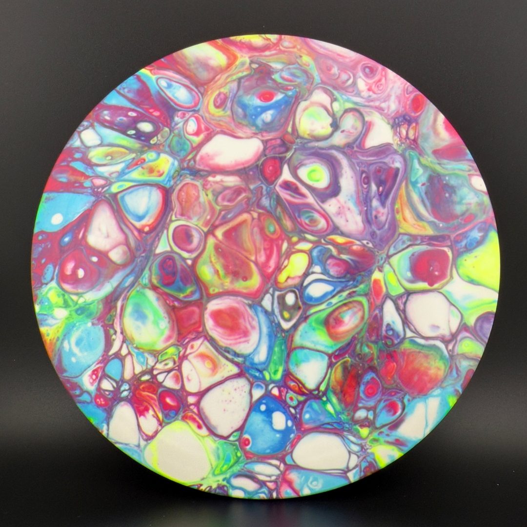 White ESP Athena - Greazy Dyed - Bottom Stamp Discraft