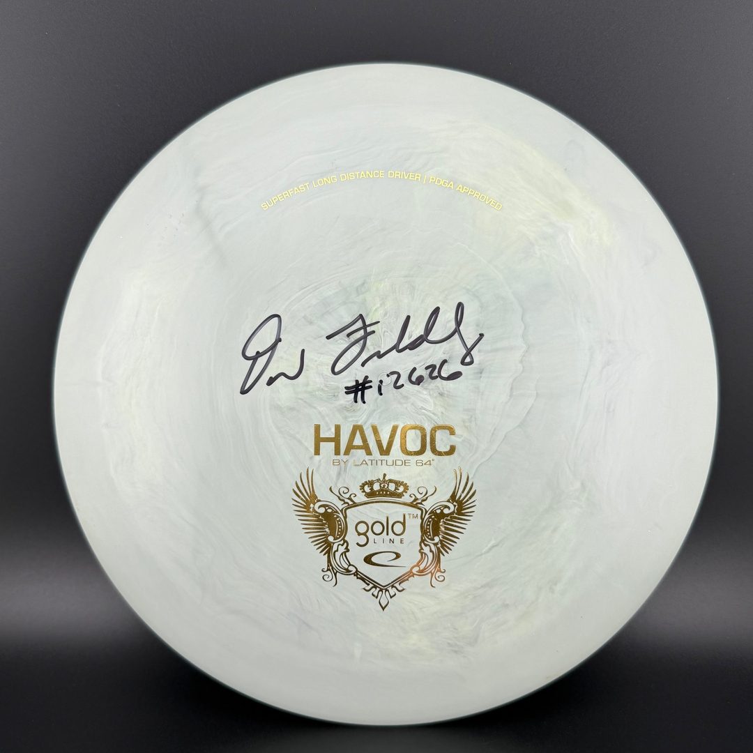 Swirly Gold Havoc *Signed* - PFN - Dave Feldberg *Used Latitude 64