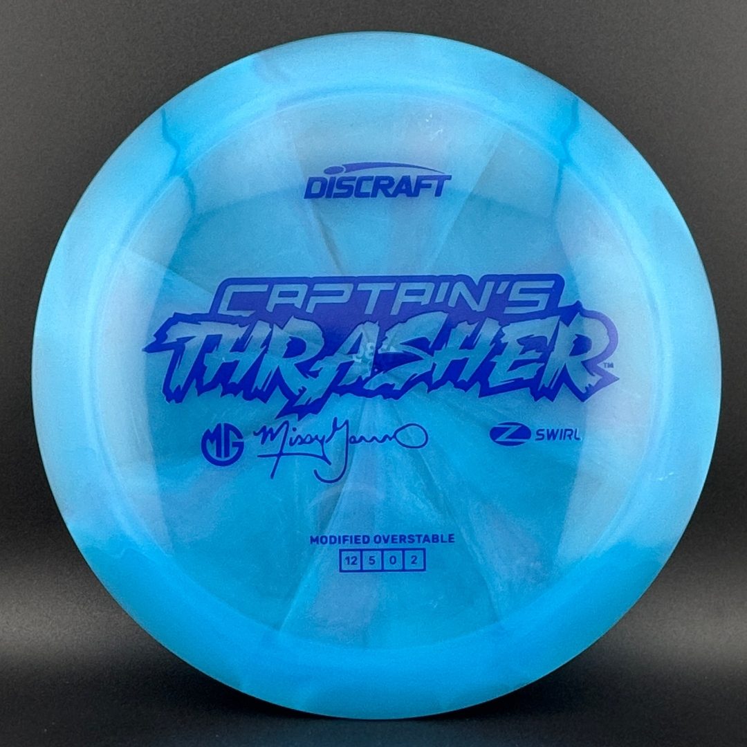 Swirly Z Captain's Thrasher - Missy Gannon 2026 Discraft