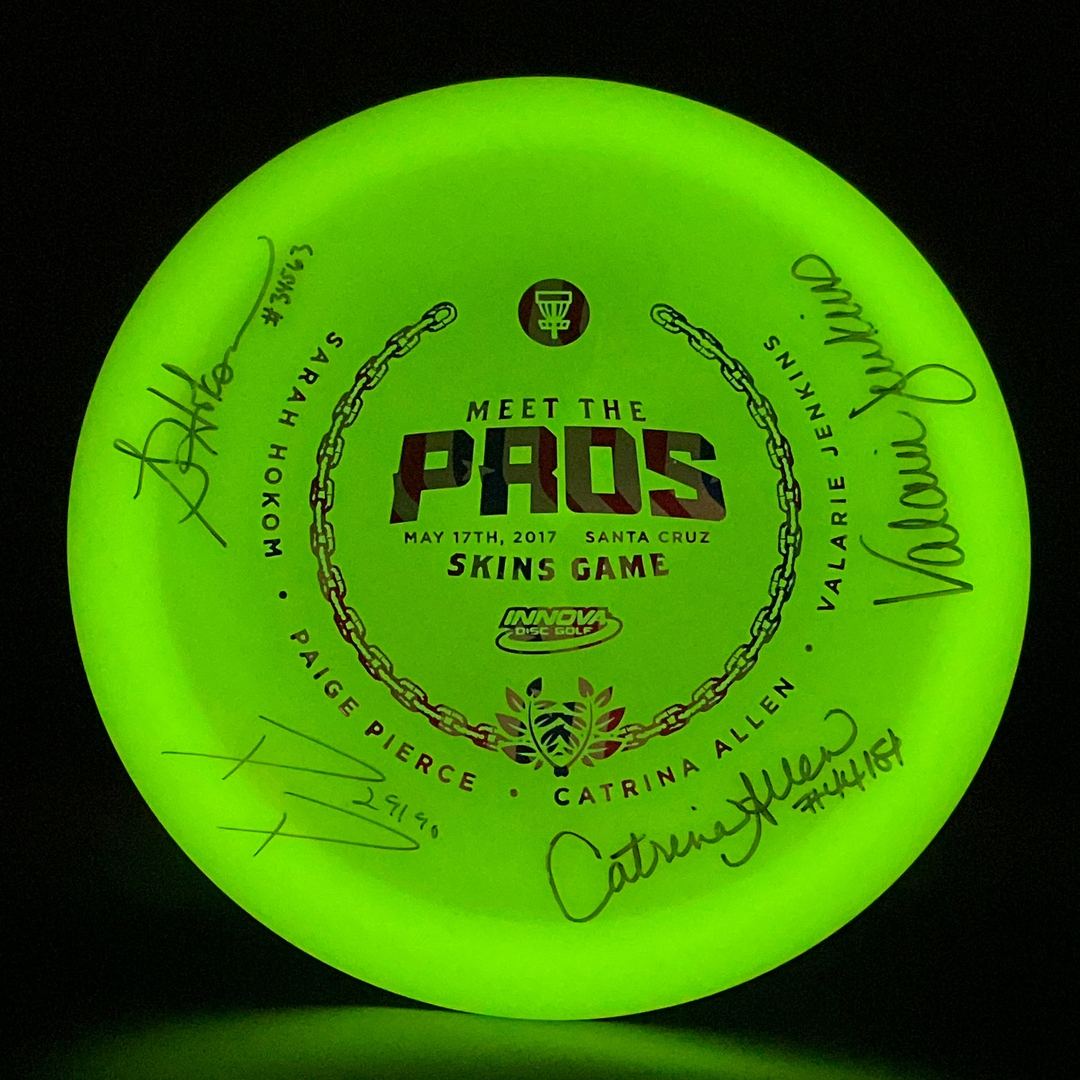 Glow Champion Thunderbird *Signed* - 2017 Meet the Pros Skins Game Innova