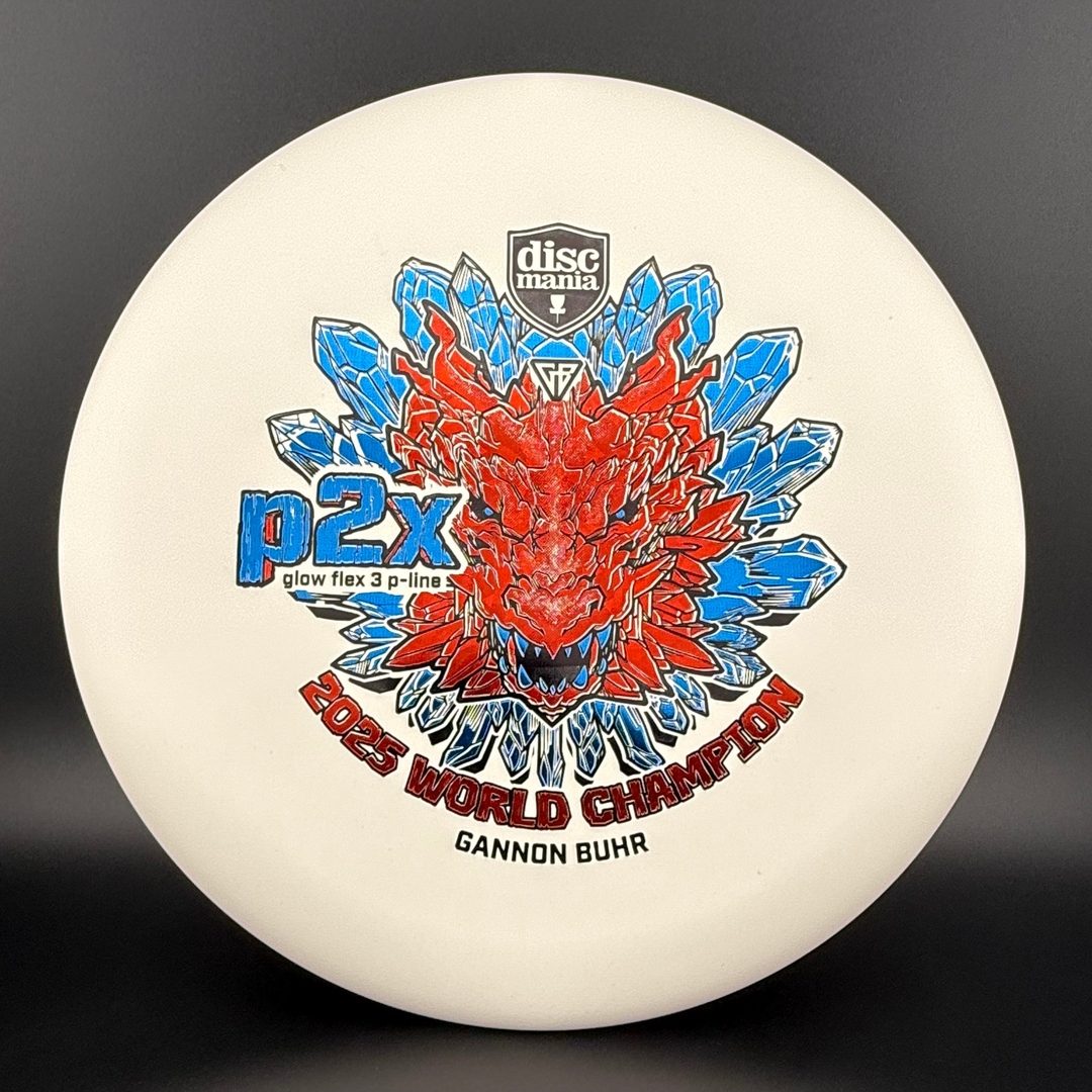 Glow P-Line P2x Flex 3 - Gannon Buhr 2025 World Champion Discmania