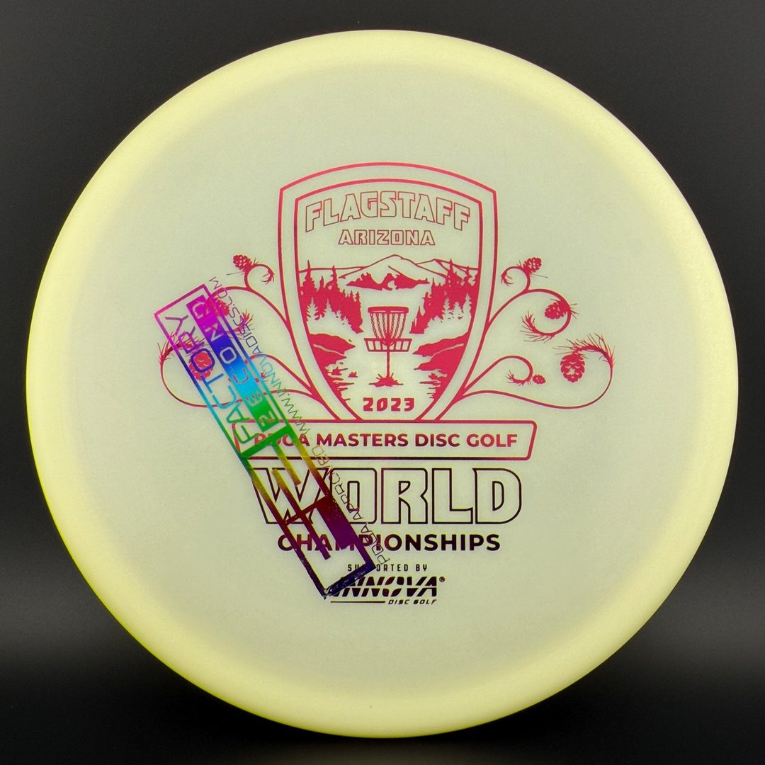 Glow Champion Gator - 2023 PDGA Masters - F2 Innova
