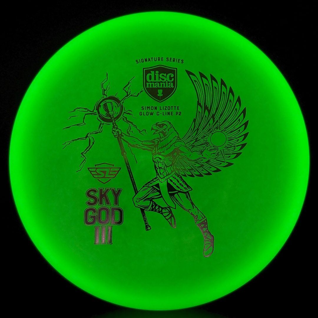 Color Glow C-Line P2 - Sky God III - Turquoise SG3 Simon Sig Series Discmania