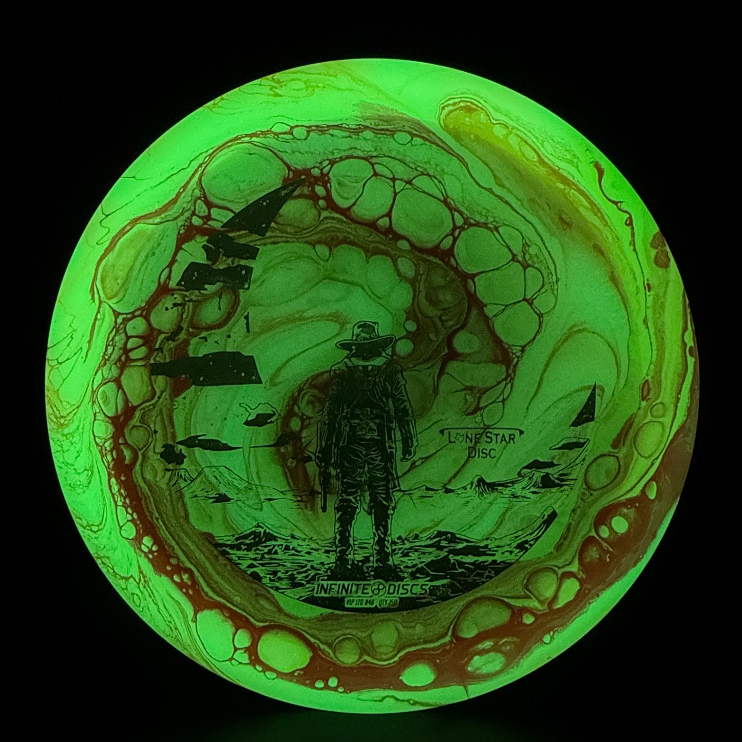 Bravo Glow Spur (First Run) - VIP LTD-48 - Doodle Discs Dyed