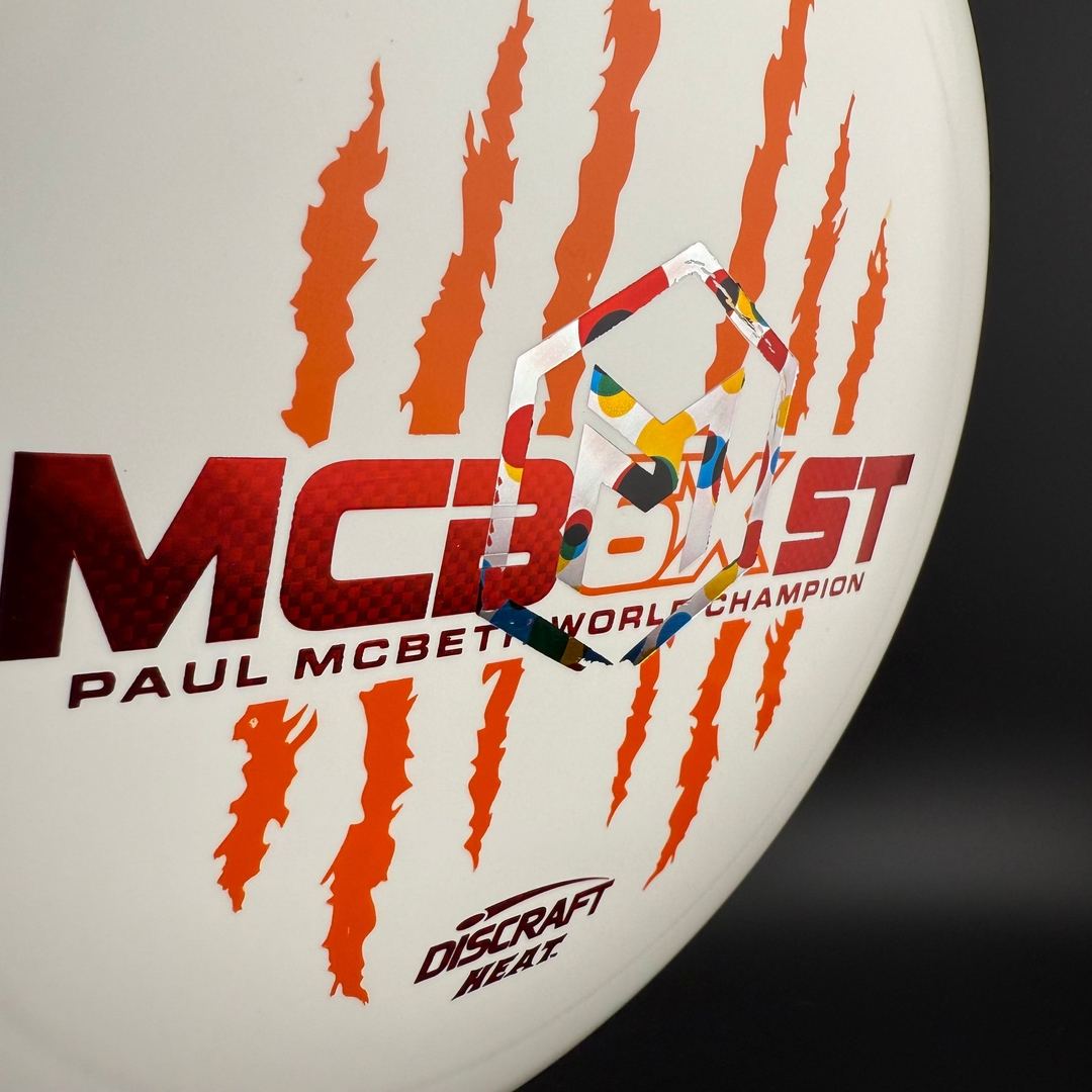 ESP Heat - Paul McBeth 6x Claw Misprint - Rare White Discraft