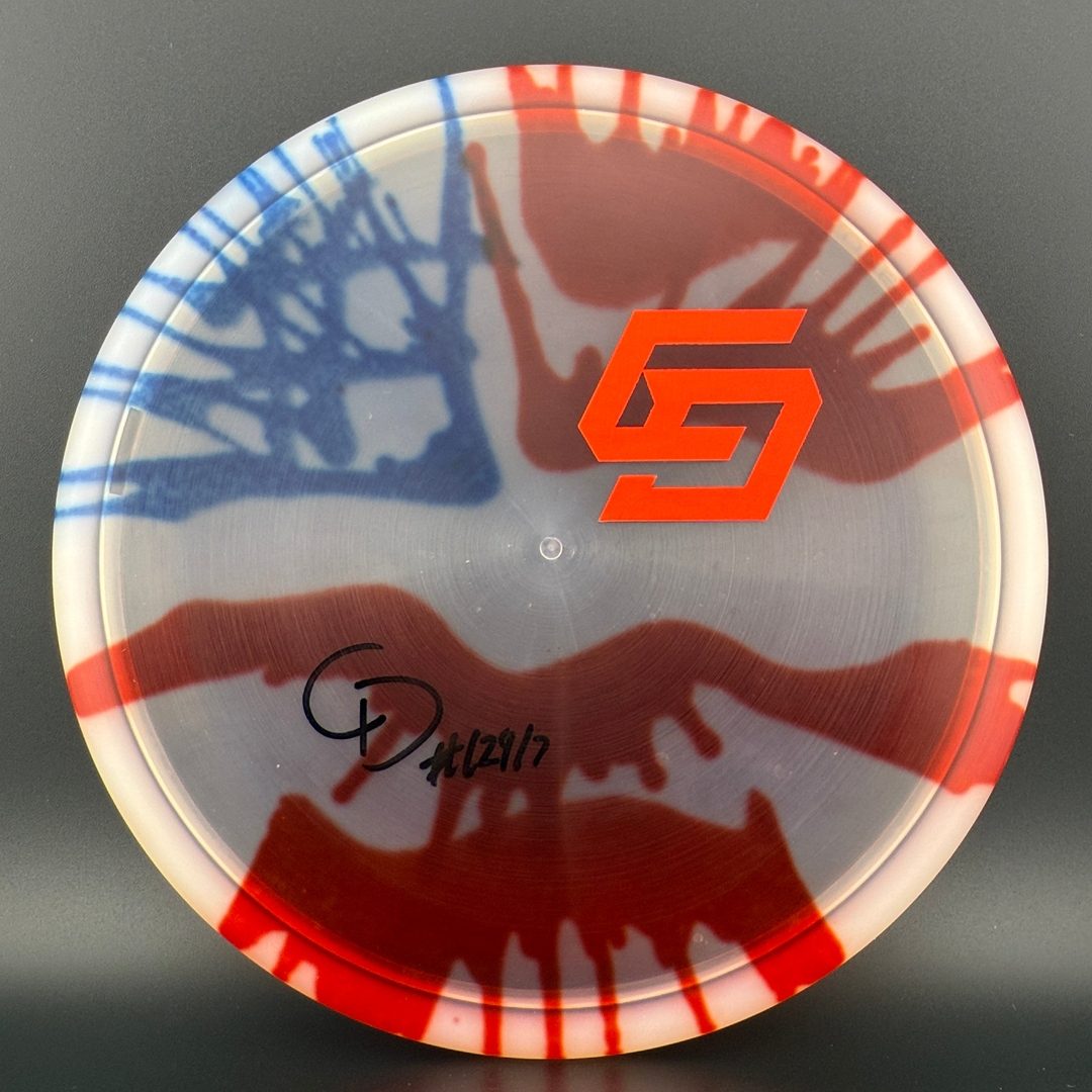 Flag Dye Z Zone - Chris Dickerson Autographed Discraft