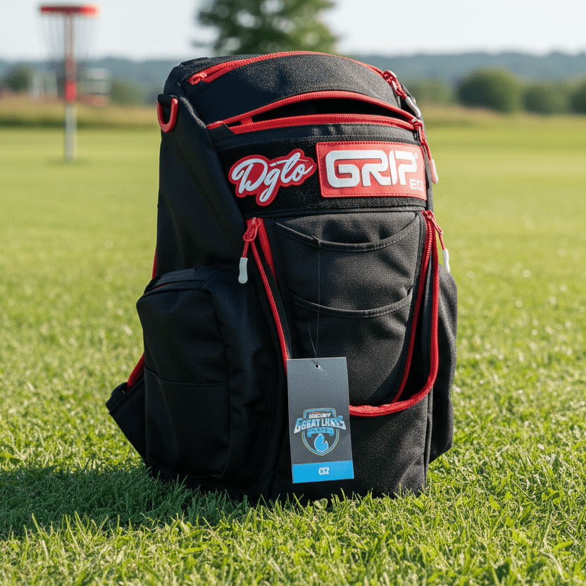 GRIPeq CS2 DGLO Disc Golf Backpack - Free Shipping! Grip