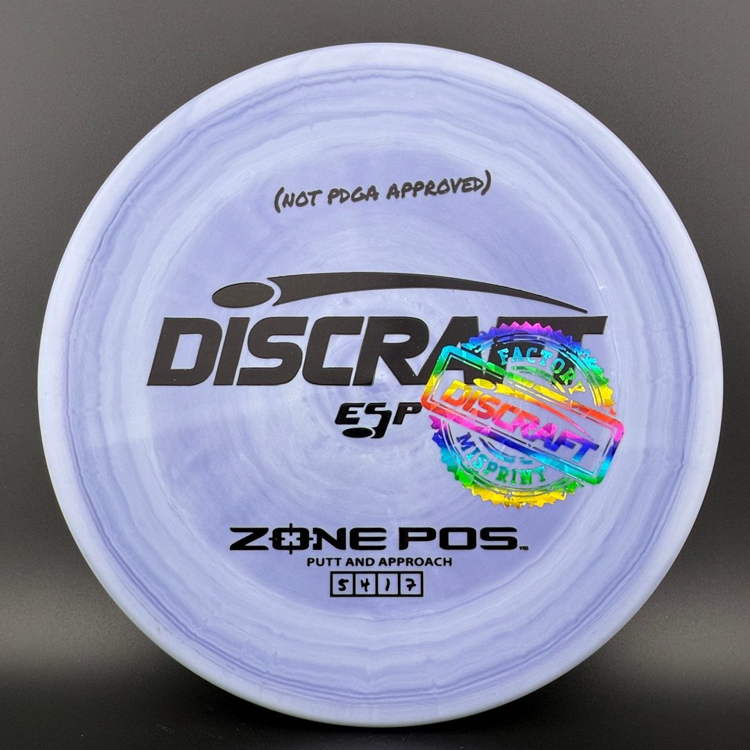 ESP Zone POS - April Fools - Factory Misprint *Not PDGA Approved Discraft
