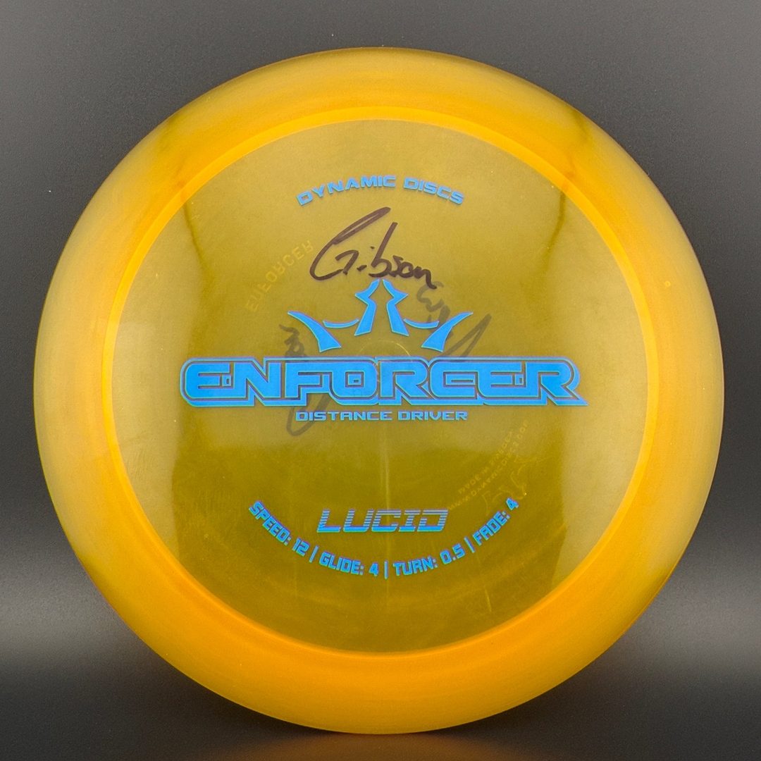 Lucid Enforcer - Older Run *Gibson Stash Used* Dynamic Discs