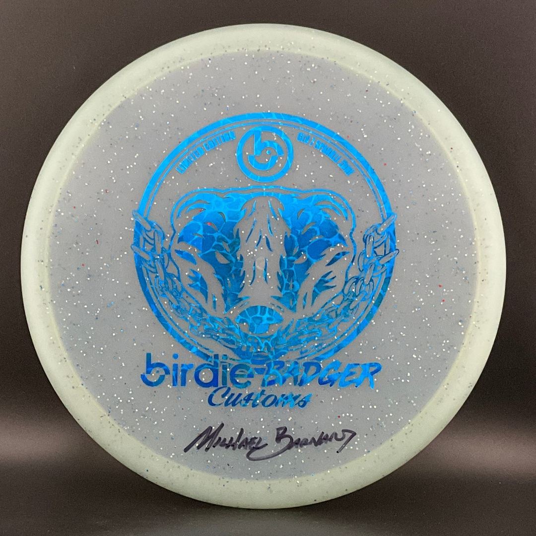 GLO Z Sparkle Zone *Signed* - 2021 Birdie Badger Customs Limited Edition Discraft