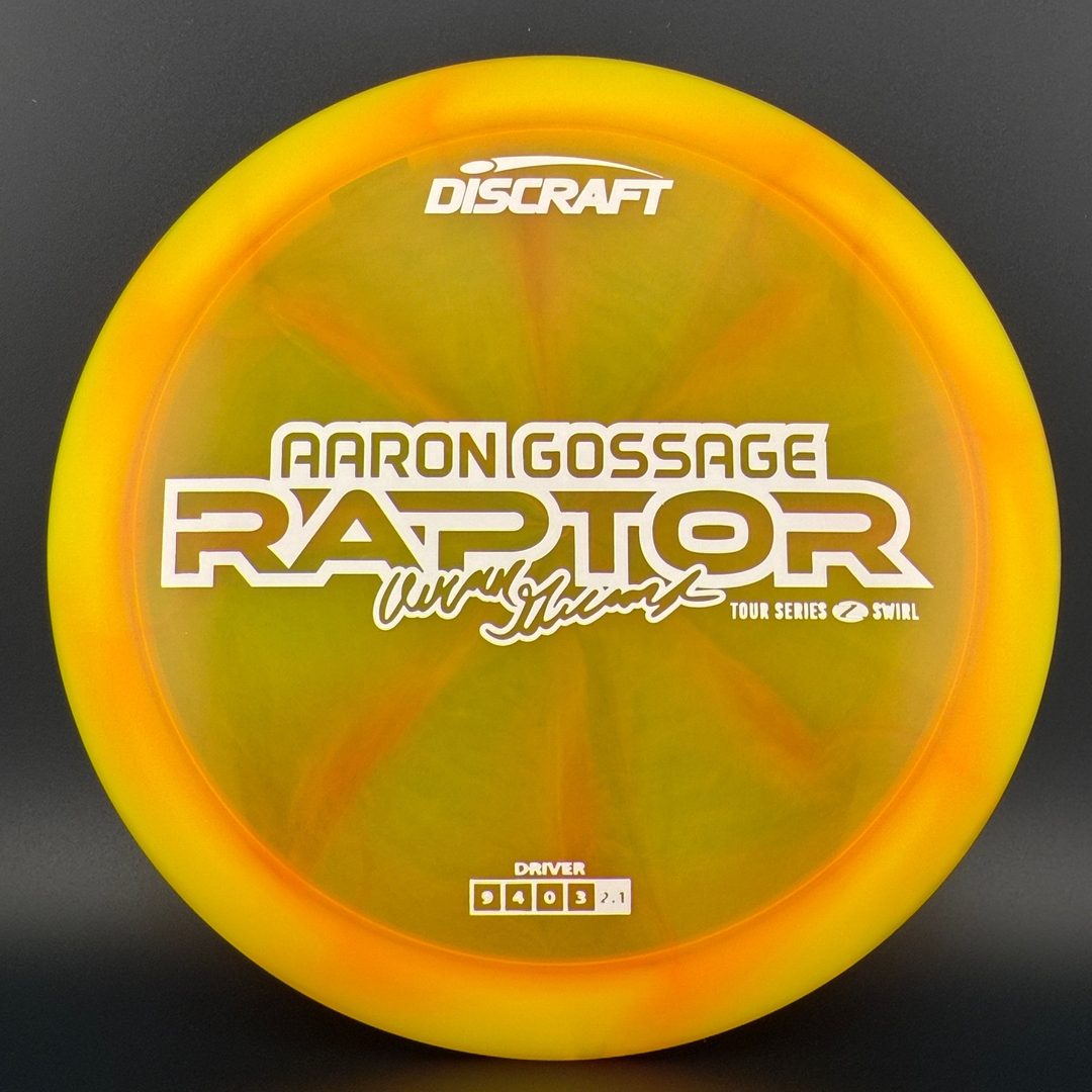 Z Swirl Raptor - Aaron Gossage 2025 Tour Series Discraft