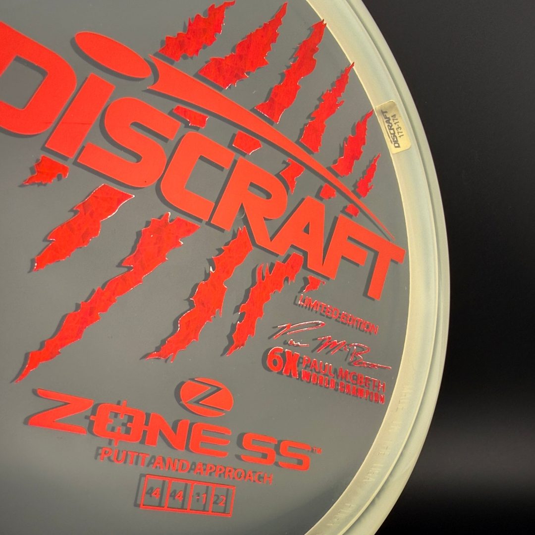 Z Zone SS - Paul McBeth 6x Claws Limited Edition Discraft