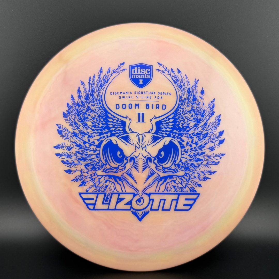 Swirly S-Line FD3 - Doom Bird 2 Blue - Simon Lizotte Discmania