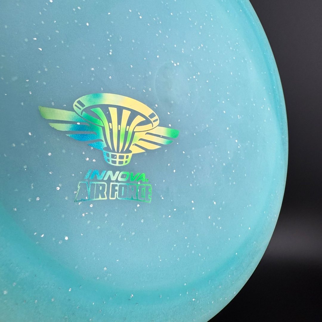 Metal Flake Glow Champion Charger - Air Force Stamp Innova