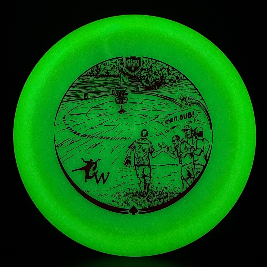Color Glow Horizon C-Line FD1 - Casey White Send It Bub! Discmania