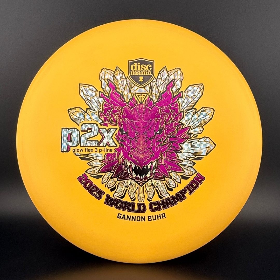 Glow P-Line P2x Flex 3 - Gannon Buhr 2025 World Champion Discmania