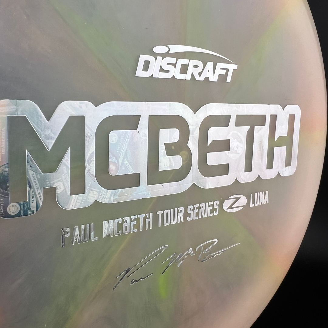 Z Luna - 2020 Paul McBeth Tour Series Money Holo - Used Discraft