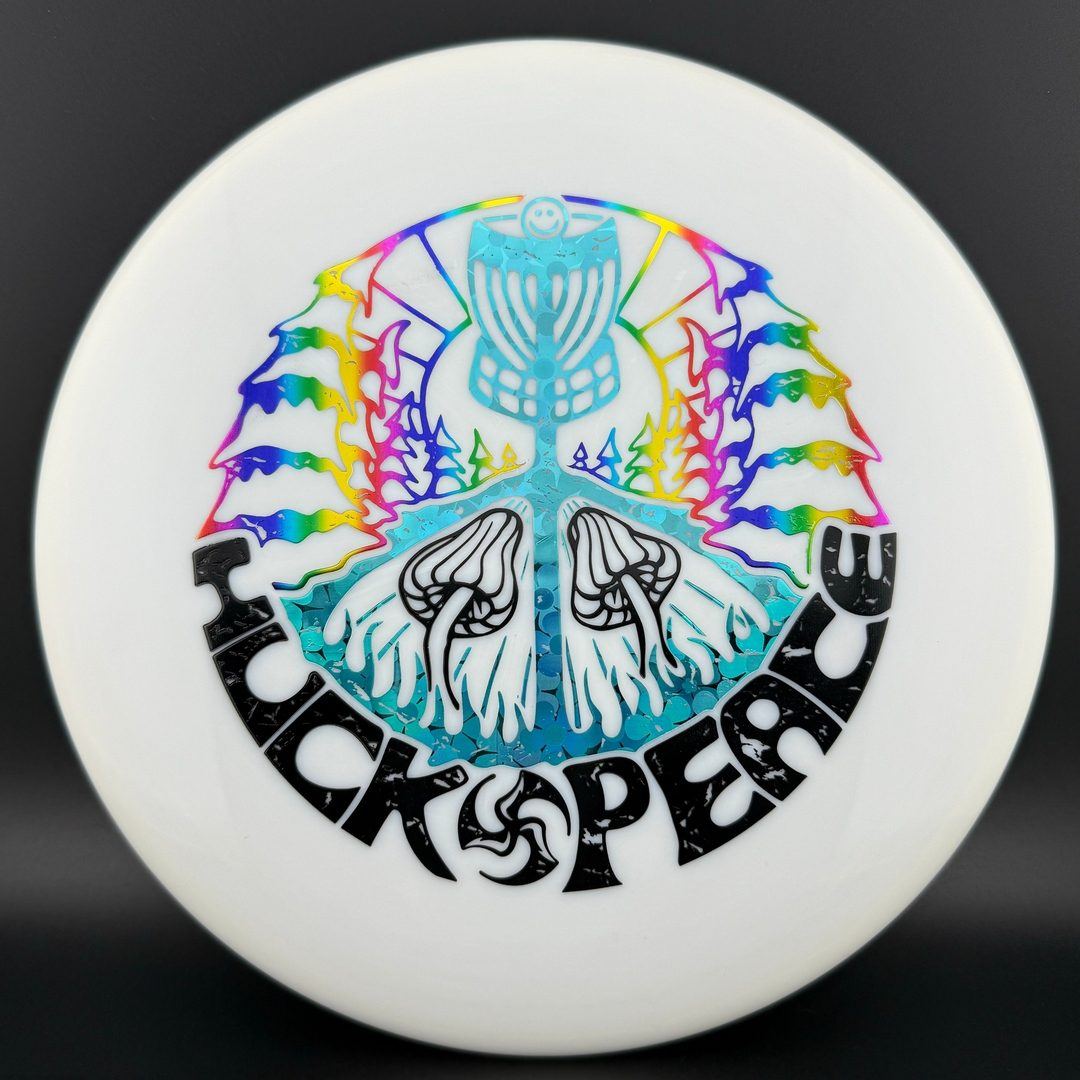 Soft Neo Spore - Huk Lab Peace Triple Foil Stamp Discmania