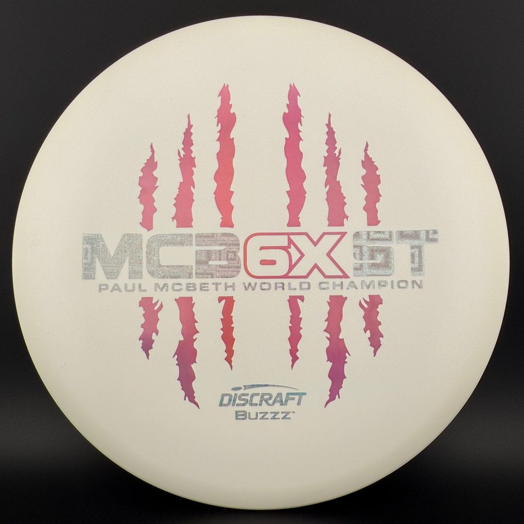 ESP Buzzz - White Paul McBeth 6x Claw - MCB6XST Edition Discraft