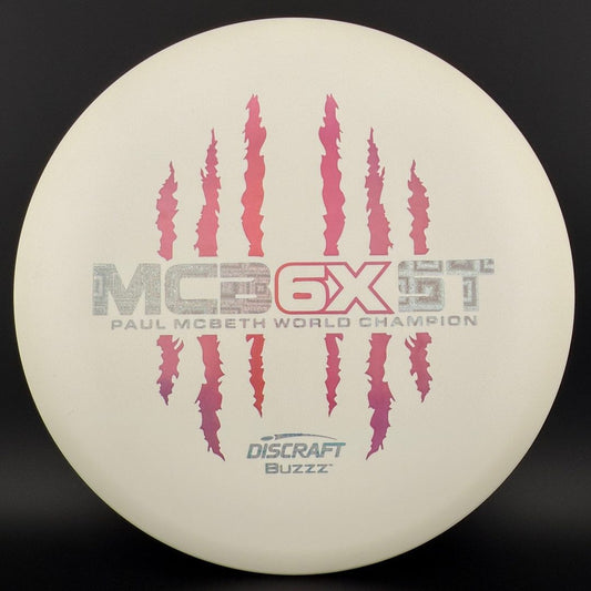 ESP Buzzz - White Paul McBeth 6x Claw - MCB6XST Edition Discraft