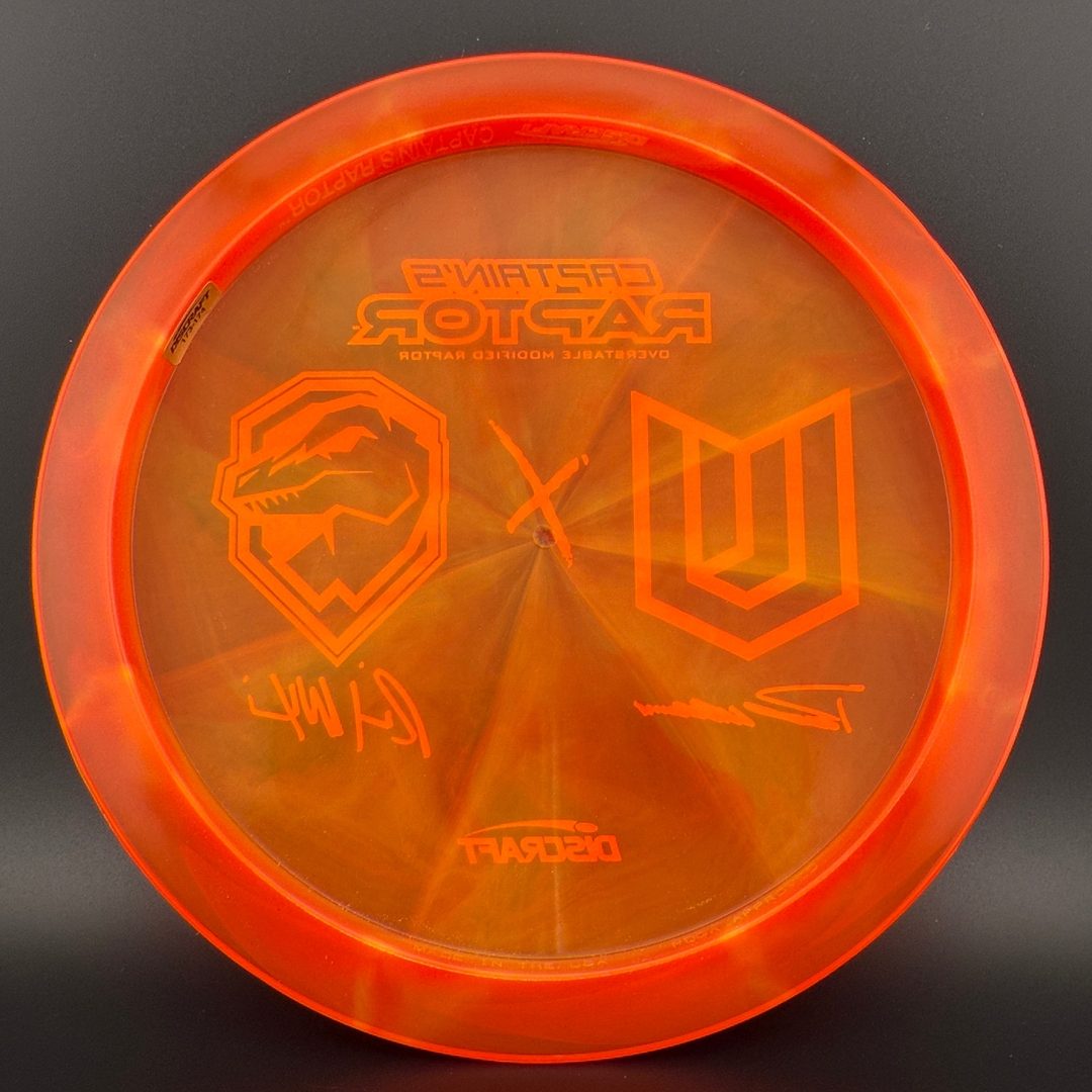 Z Swirl Captain's Raptor - Ulibarri x Wysocki Collab Edition Discraft