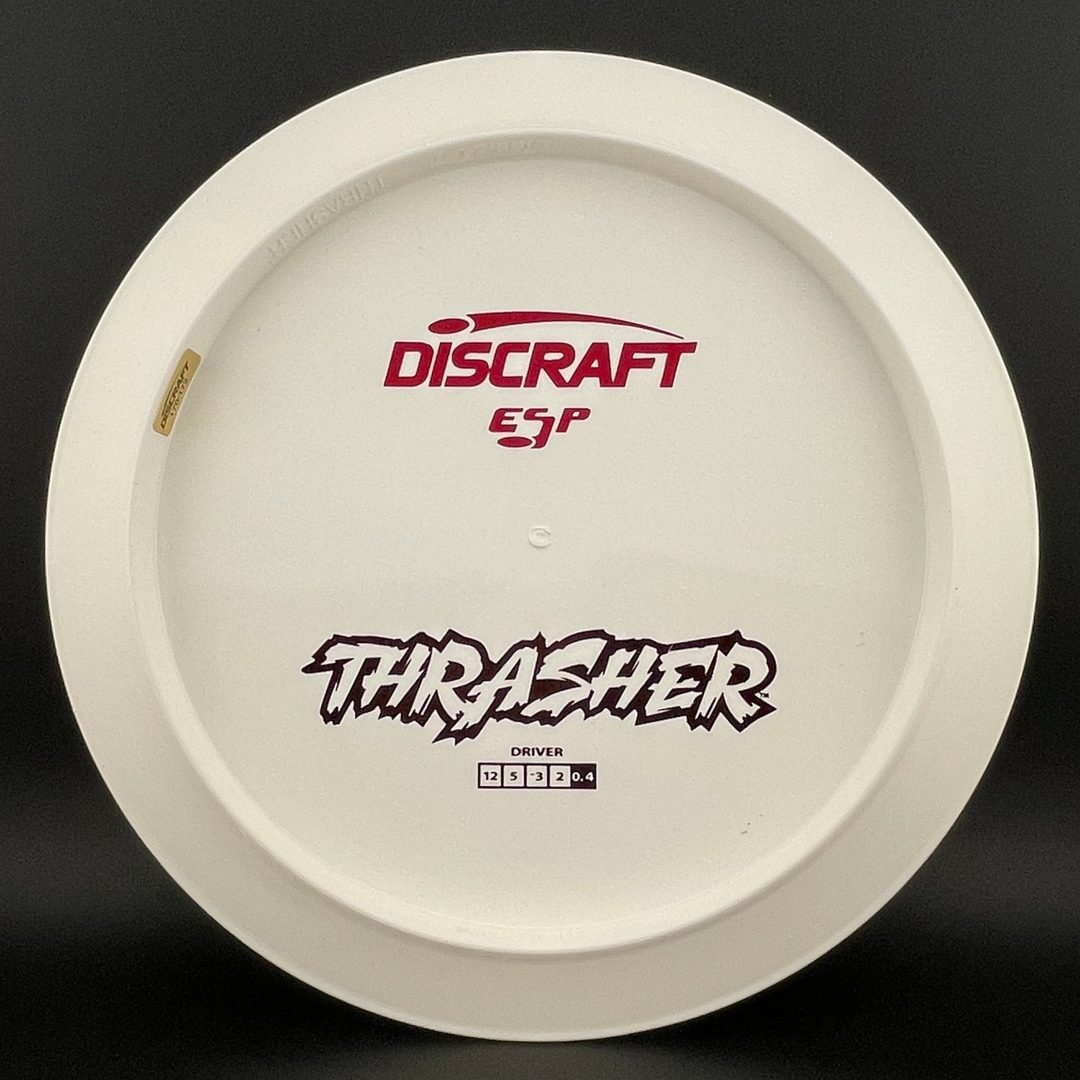 White ESP Thrasher - Bottom Stamp Dyer's Delight Discraft