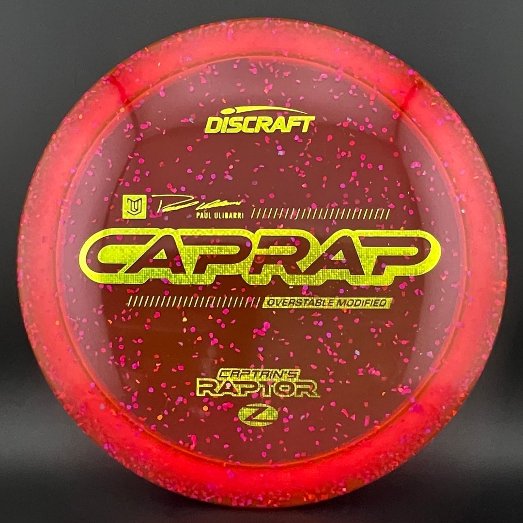 Confetti Z Captain's Raptor - Paul Ulibarri 2026 Discraft