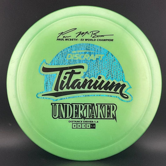 Titanium Undertaker - *Lightly Used* Paul McBeth 5x - 2021 Edition Discraft
