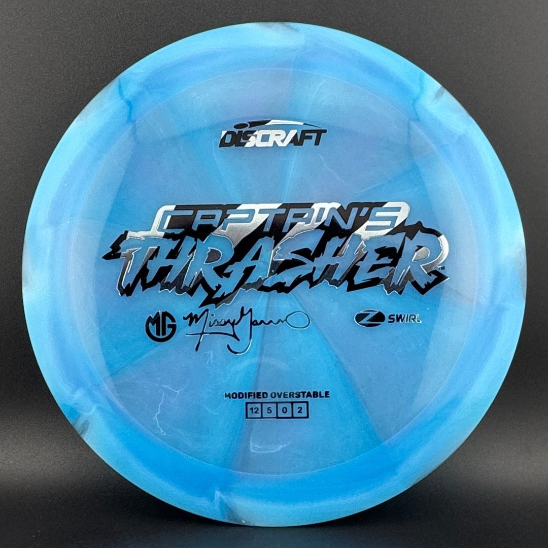 Swirly Z Captain's Thrasher - Missy Gannon 2026 Discraft