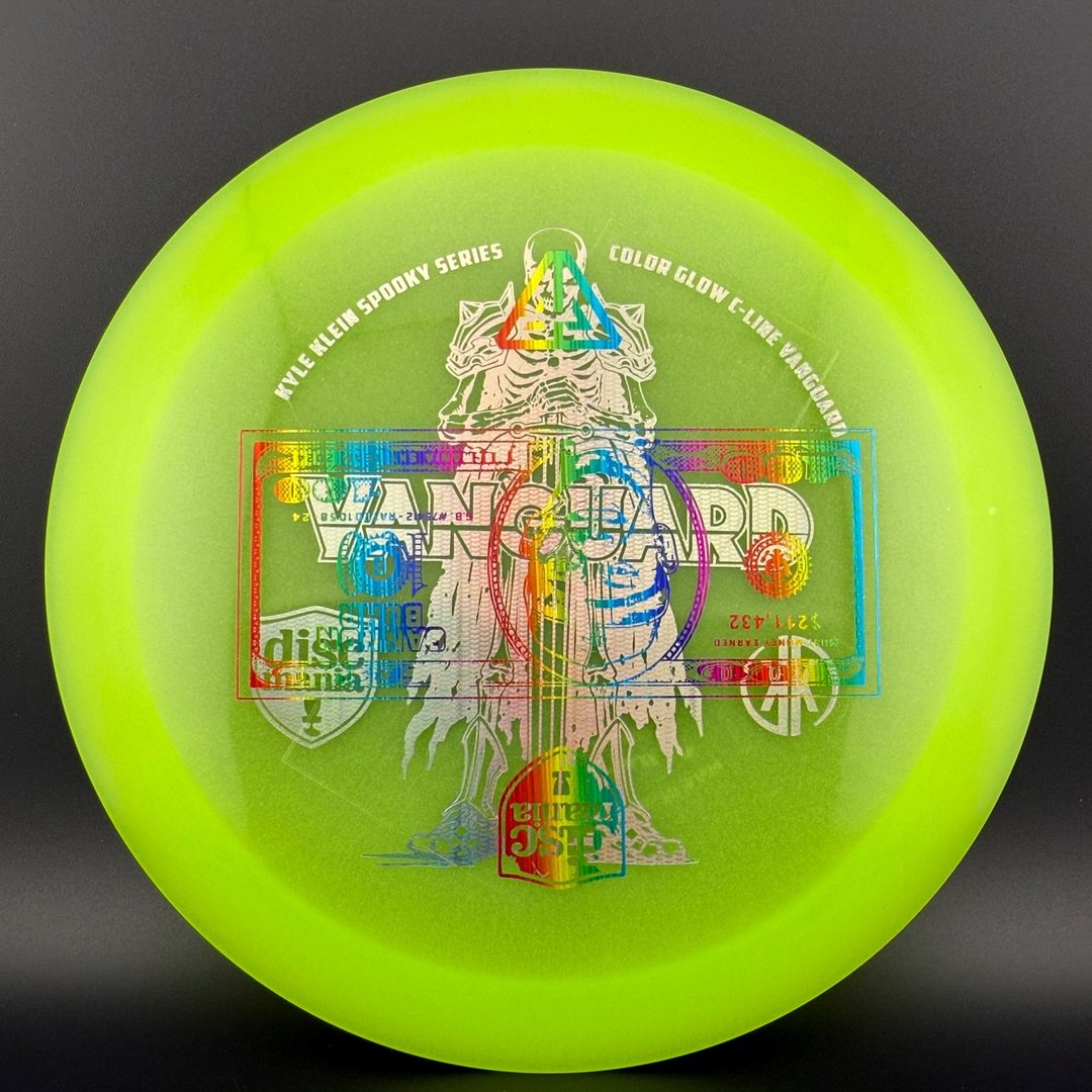 Color Glow C-Line Vanguard - Spooky Series Gannon Misprint *Warehouse Stash* Discmania