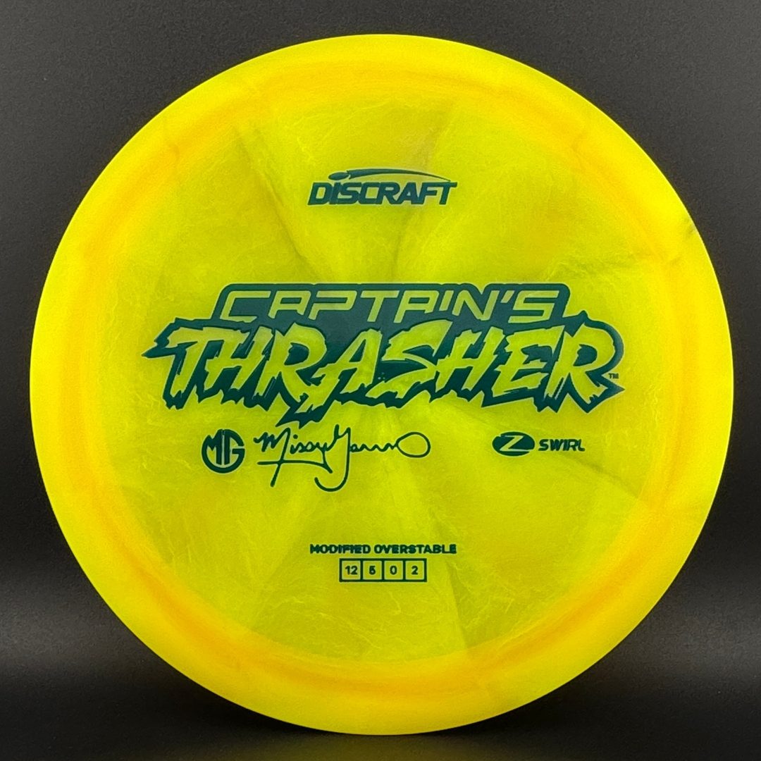 Swirly Z Captain's Thrasher - Missy Gannon 2026 Discraft