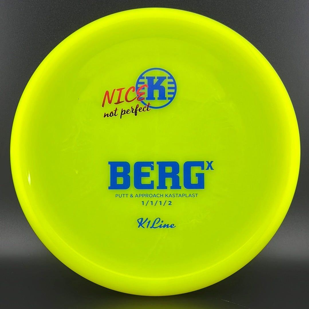 K1 Berg X - Chartreuse "Nice Not Perfect" X-Out Kastaplast