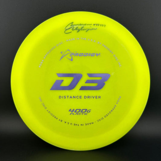 D3 400G *Signed* - Cameron Colglazier Prodigy