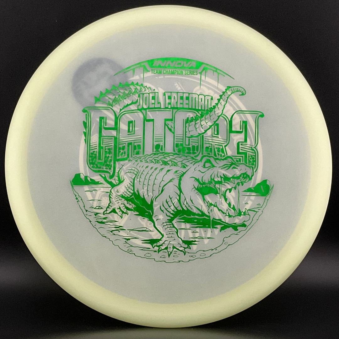 Champion Glow Gator3 *Les White Stash* - Joel Freeman 2022 DGPT Match Play Champion Innova