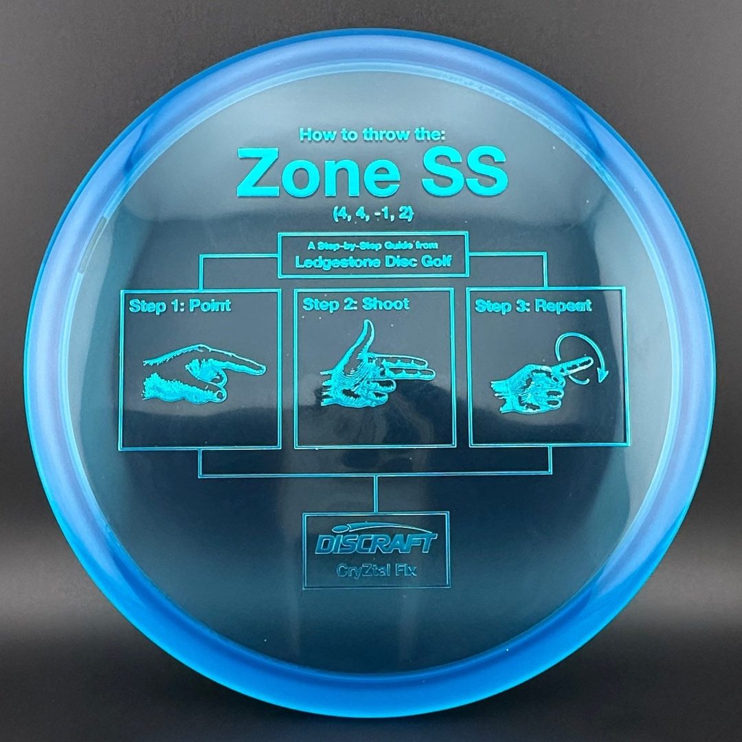 Cryztal Flx Zone SS - Step-By-Step - Ledgestone 2025 Discraft