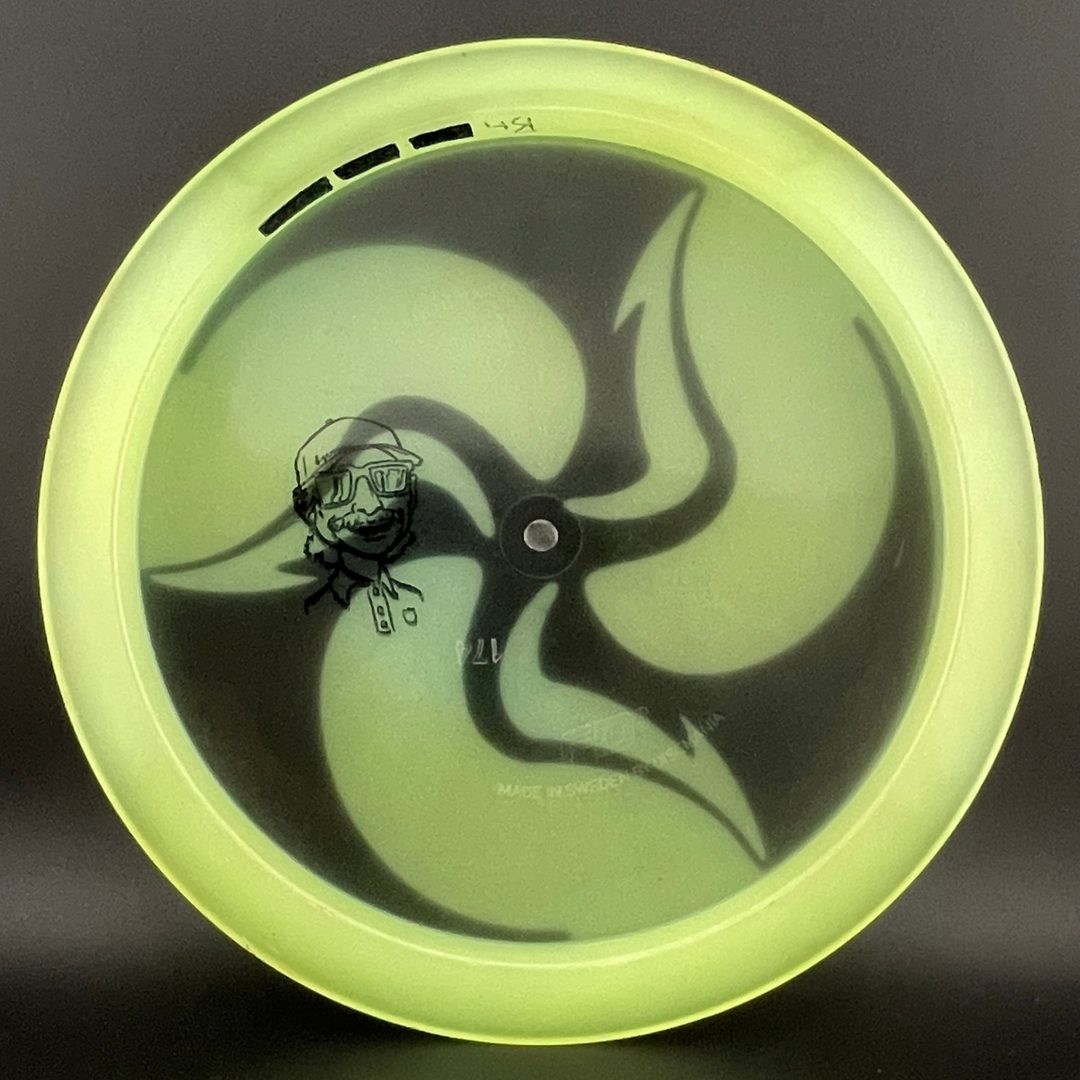 Glow C-Line FD3 - Huk Lab Tri-Fly - EU Open Run *Colten Stash Used* Discmania