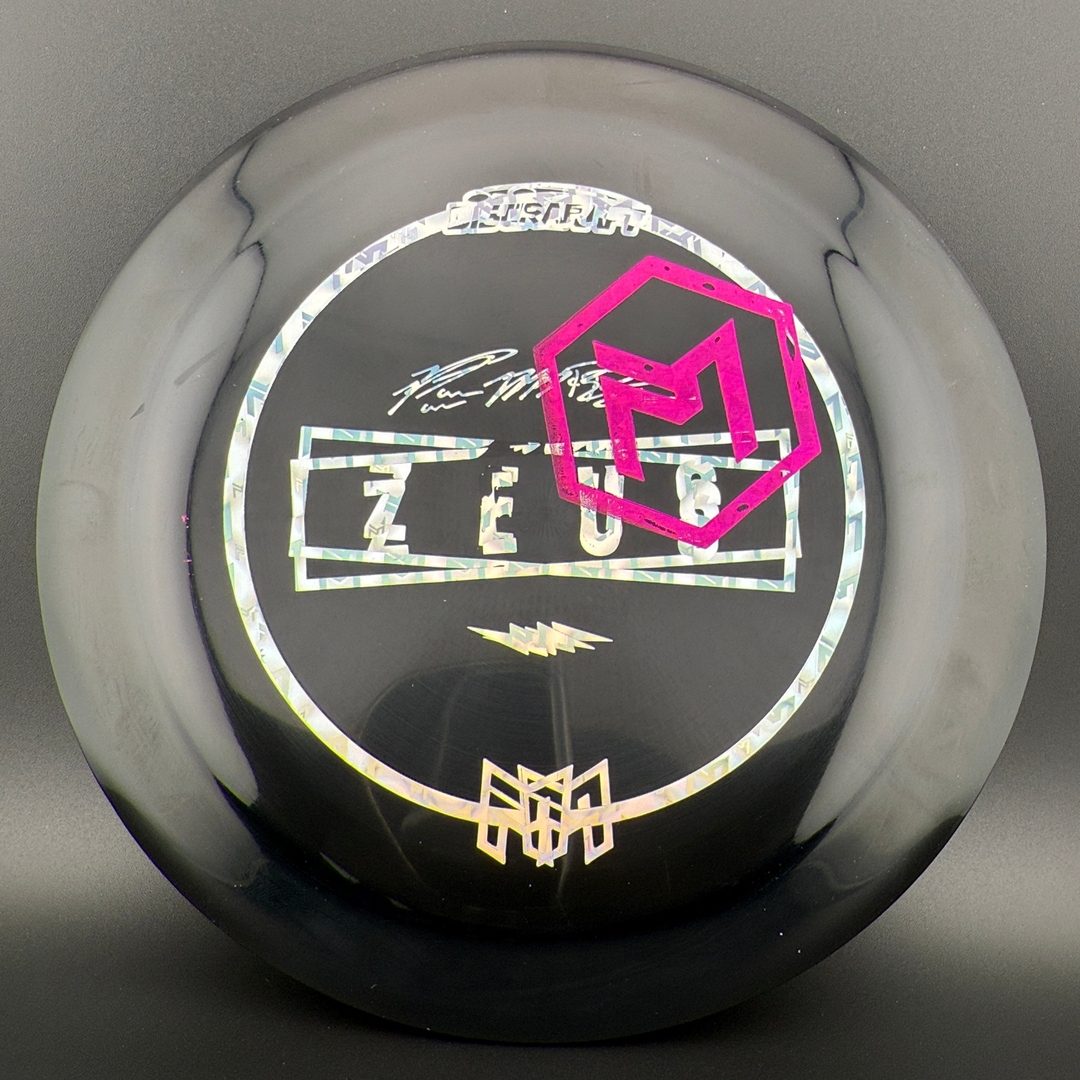Midnight CryZtal Zeus - Paul McBeth Overstamp Misprint Discraft
