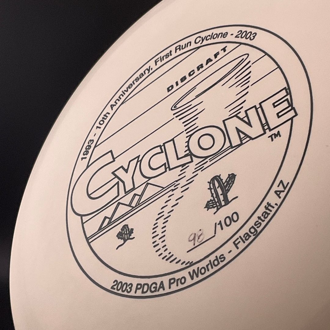 Elite X Cyclone - 2003 Pro Worlds - 10th Anniversary First Run *Speedy Vault* Discraft
