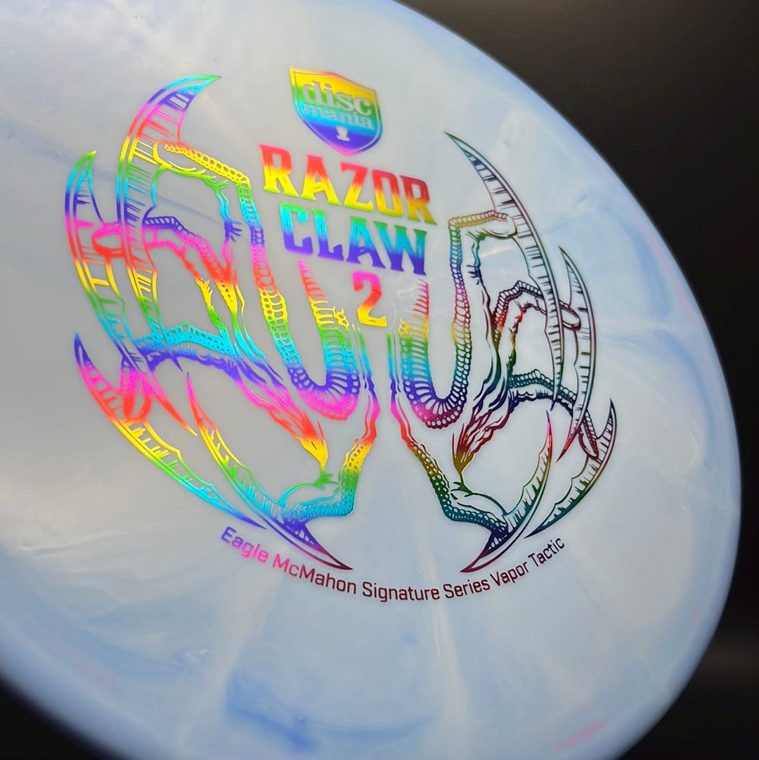 Vapor Tactic - Razor Claw 2 Rainbow - Eagle McMahon Sig Series Discmania