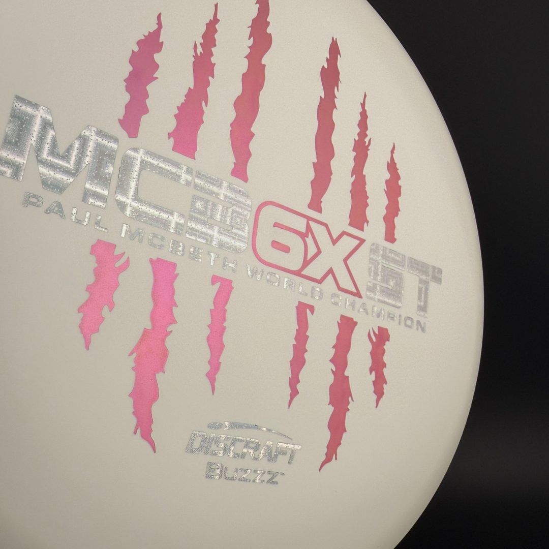 ESP Buzzz - White Paul McBeth 6x Claw - MCB6XST Edition Discraft