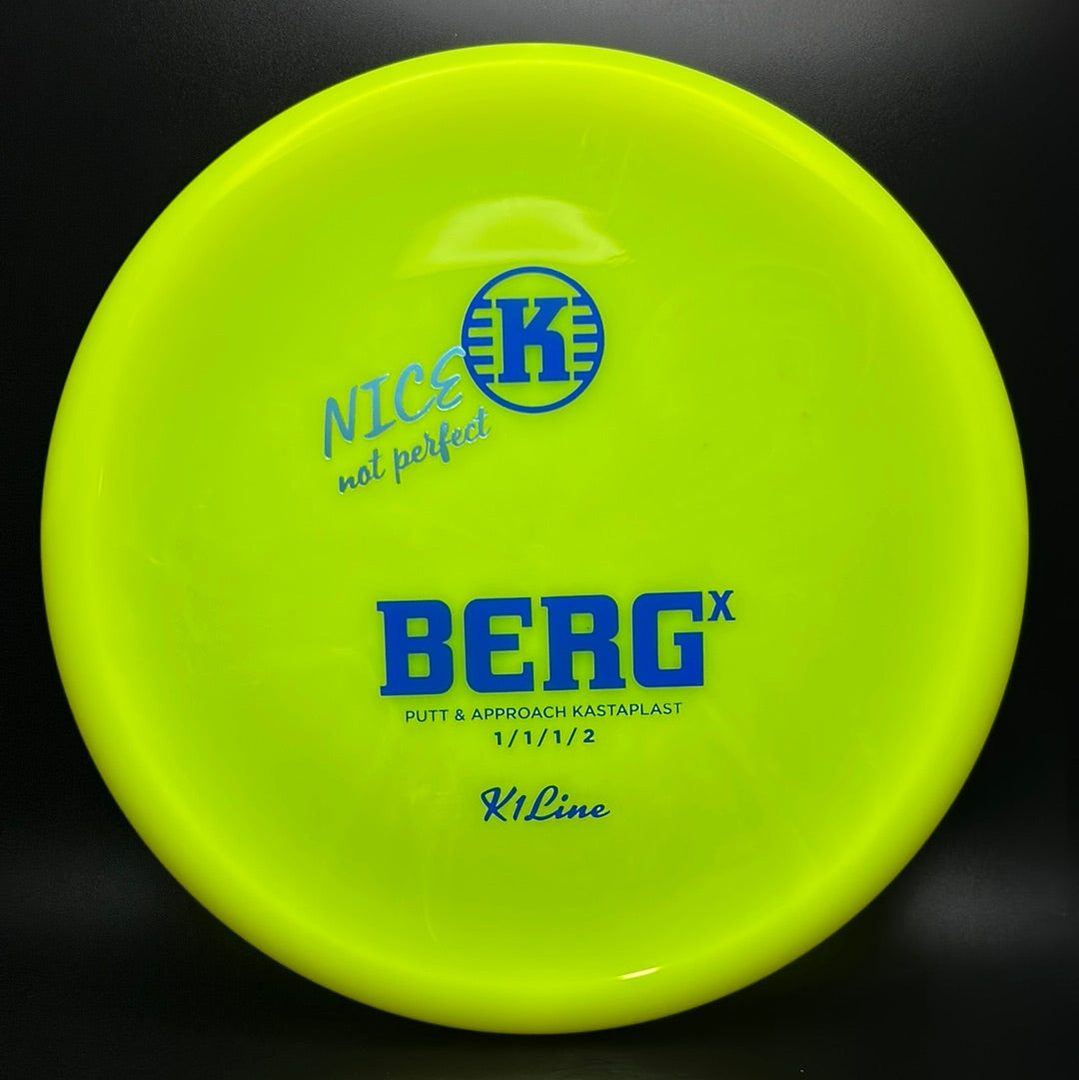 K1 Berg X - Chartreuse "Nice Not Perfect" X-Out Kastaplast