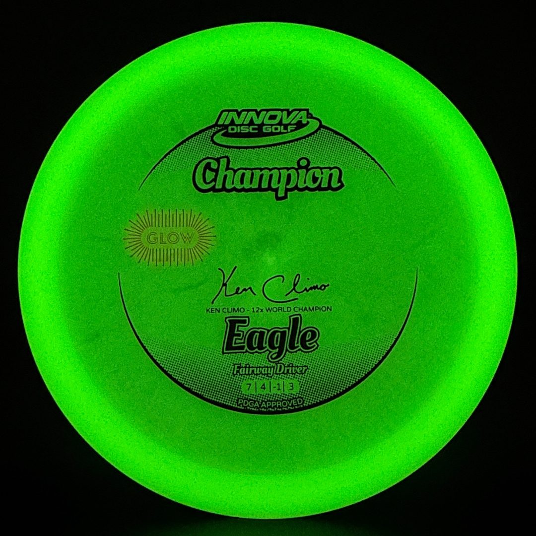 Classic Color Glow Champion Eagle - Ken Climo 12x Innova
