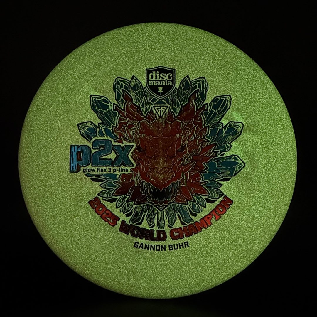 Glow P-Line P2x Flex 3 - Gannon Buhr 2025 World Champion Discmania