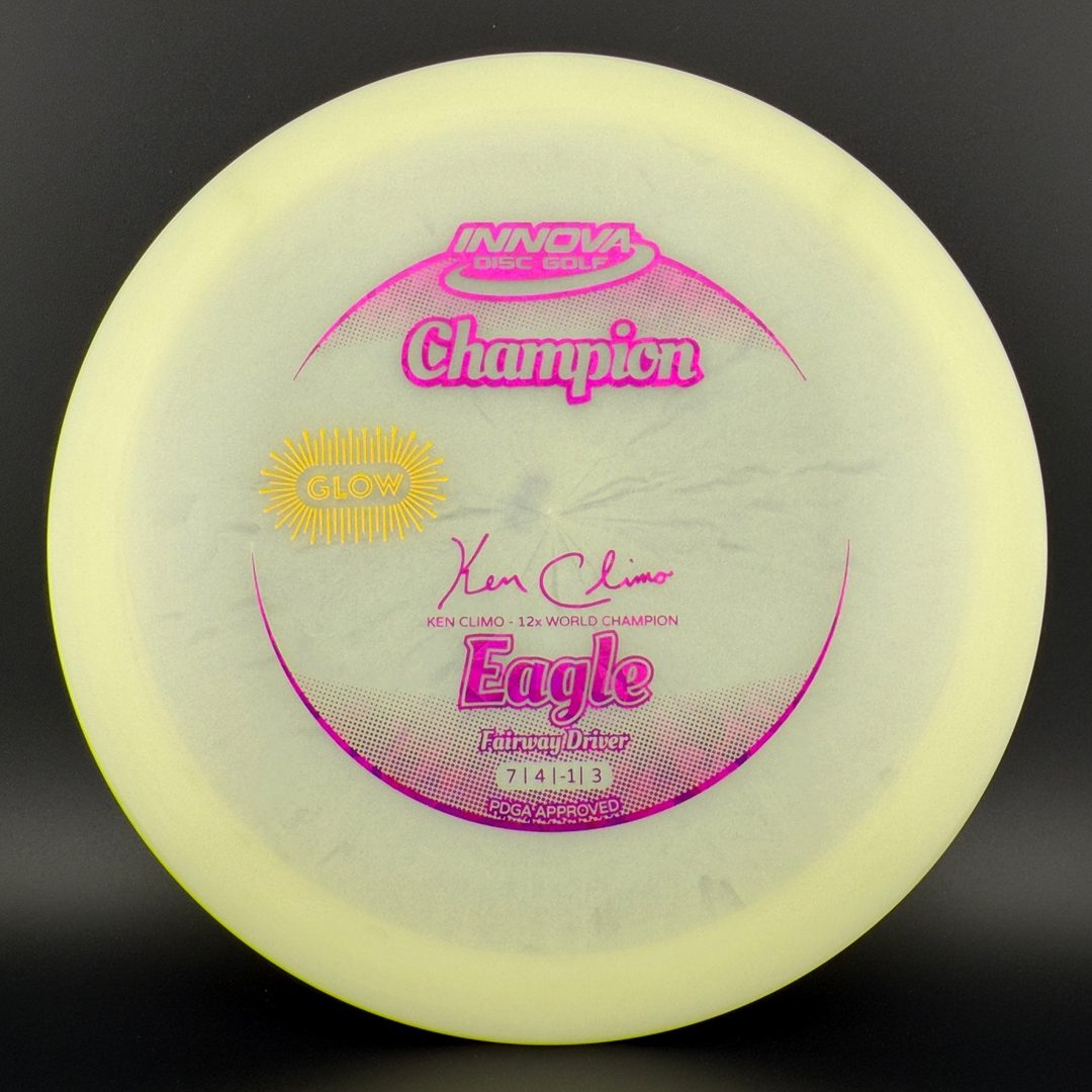 Classic Color Glow Champion Eagle - Ken Climo 12x Innova