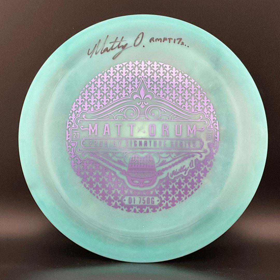 D1 750G Plastic *Signed* - 2019 Matt Orum Prodigy Signature Series Prodigy