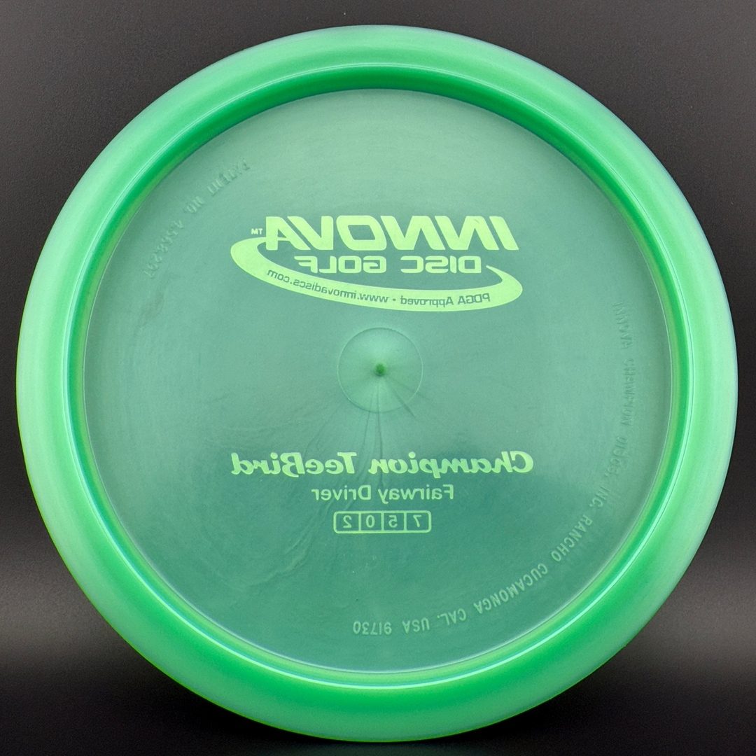 Champion Teebird - Patent Numbers - Flat, Gummy & Lightweight Innova