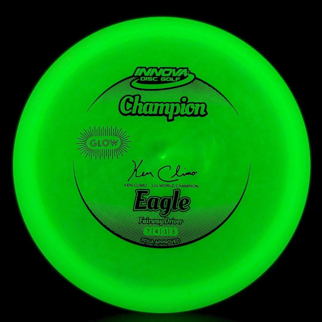 Color Glow Champion Eagle - Ken Climo 12x Innova