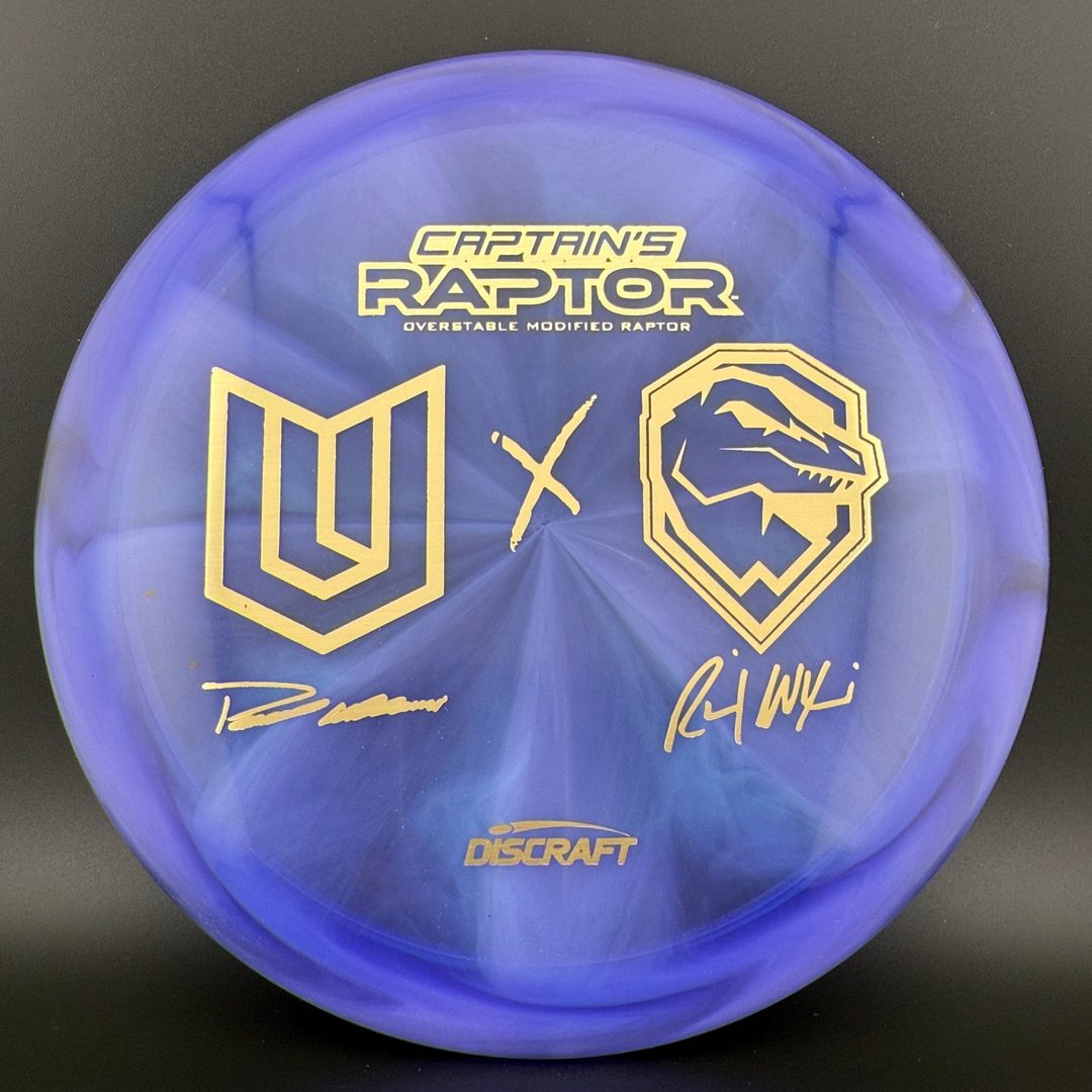 Z Swirl Captain's Raptor - Ulibarri x Wysocki Collab Edition Discraft